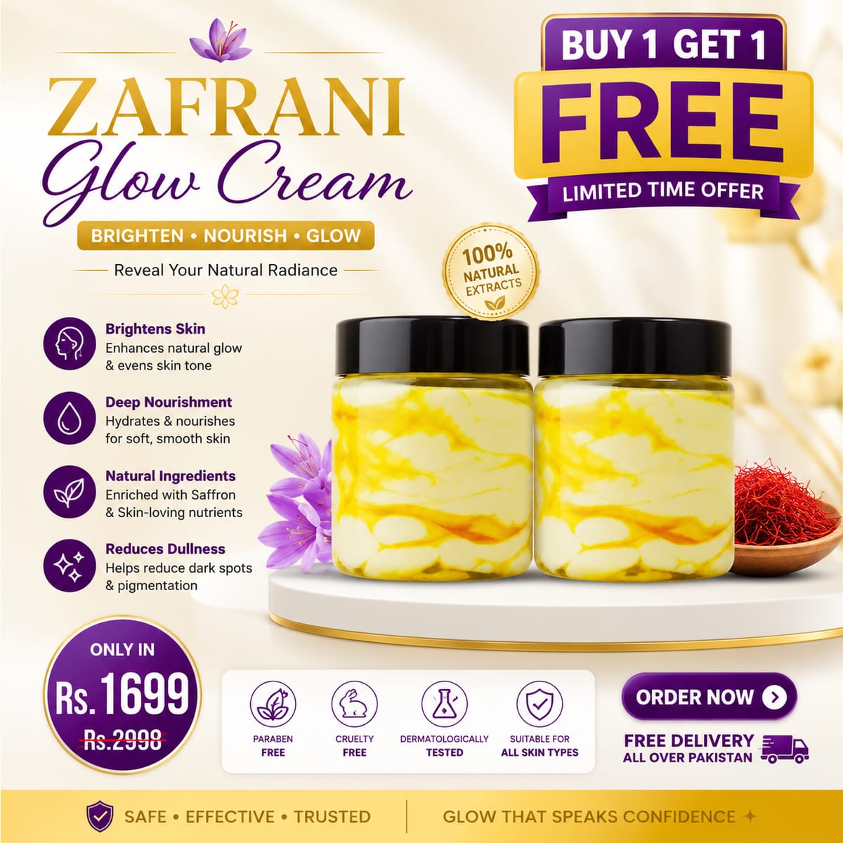 Zafrani Glow Cream